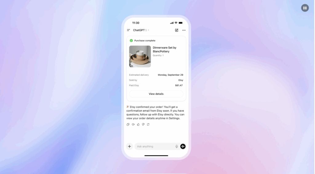 Instant Checkout Open AI