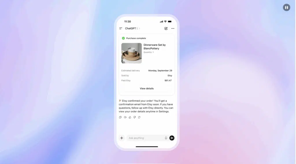 Instant Checkout Open AI